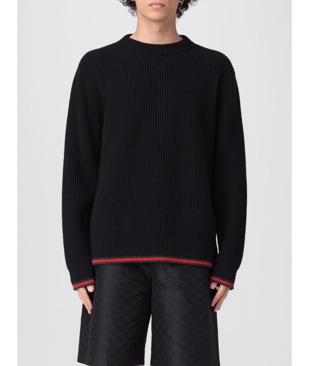 GUCCI Черный джемпер / свитер, фото 2