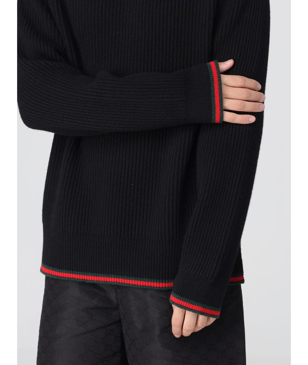 GUCCI Черный джемпер / свитер, фото 6