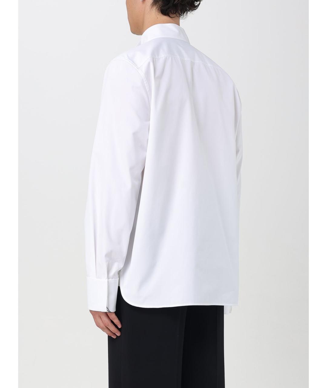 SAINT LAURENT Белая хлопковая классическая рубашка, фото 4