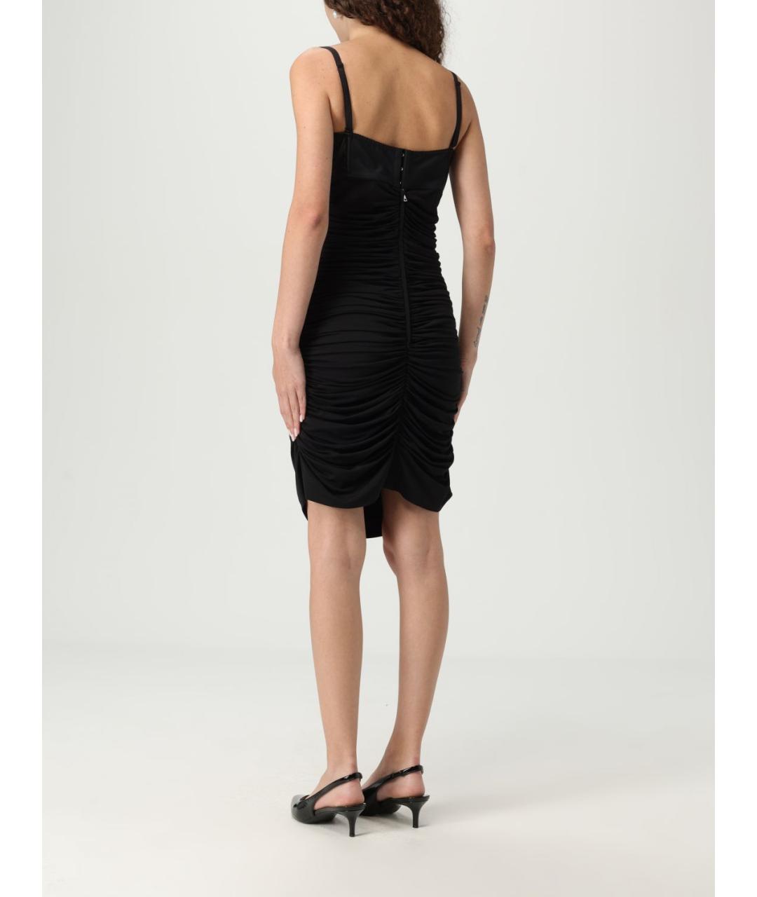 DOLCE&GABBANA Черное коктейльное платье, фото 3