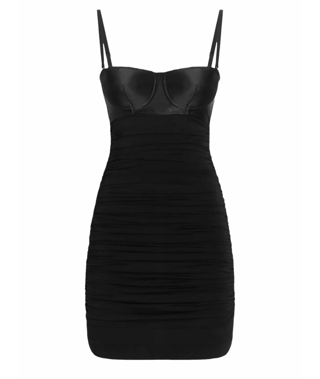 DOLCE&GABBANA Черное коктейльное платье, фото 1
