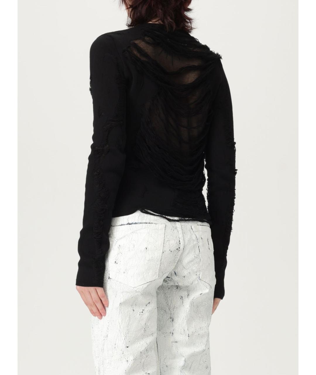 MM6 MAISON MARGIELA Черный джемпер / свитер, фото 3