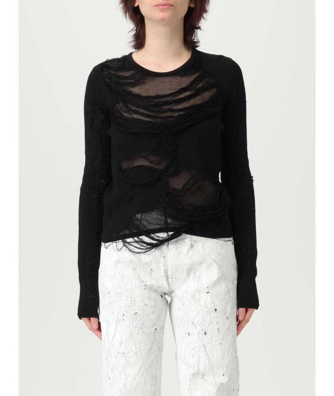MM6 MAISON MARGIELA Черный джемпер / свитер, фото 6