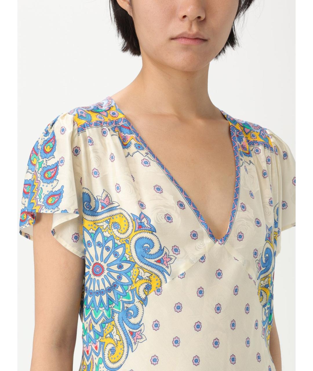 ETRO Мульти вискозное повседневное платье, фото 5