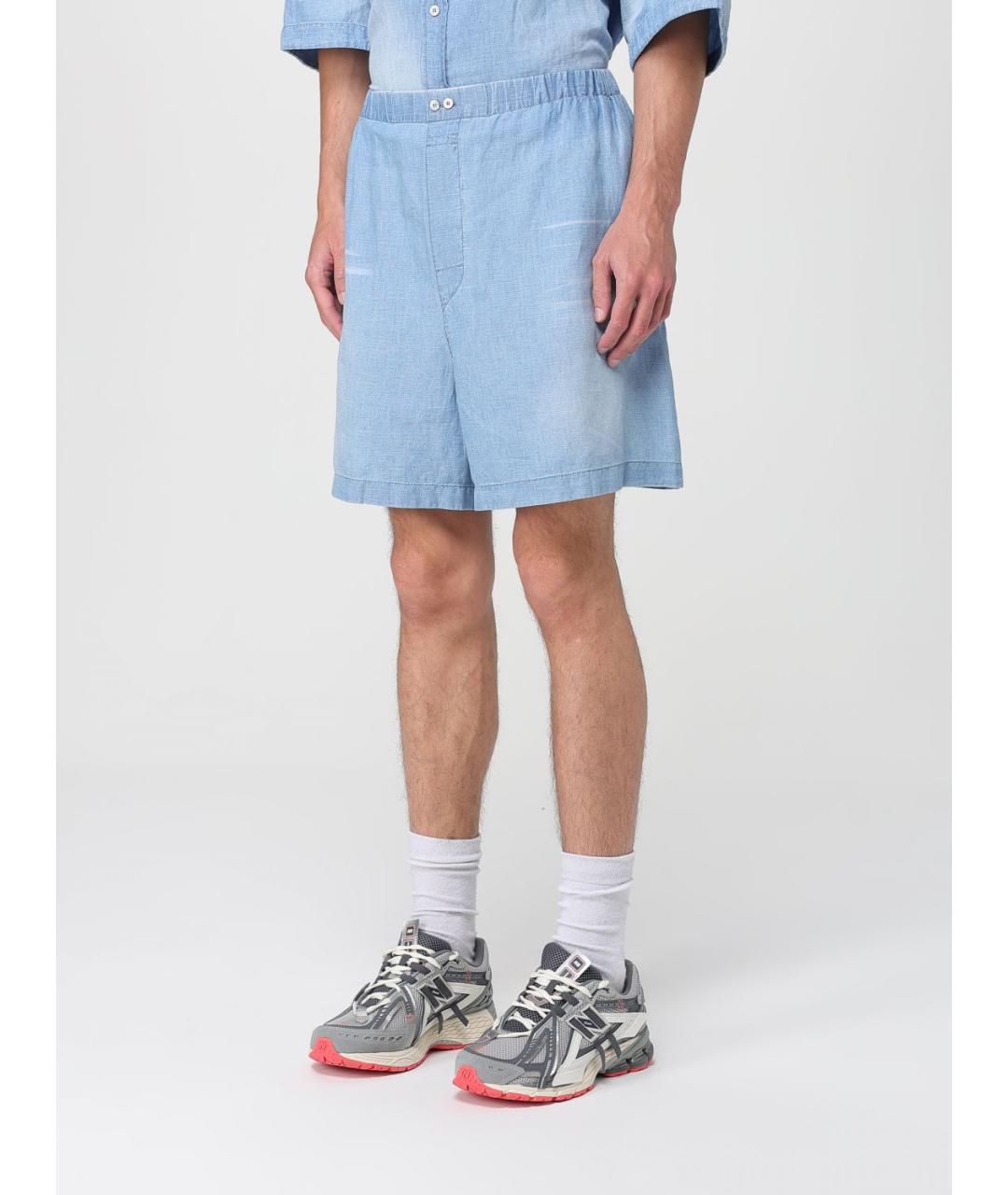 ACNE STUDIOS Голубые шорты, фото 5