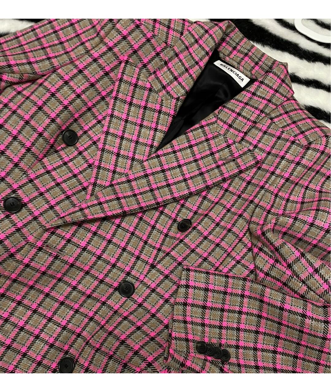 BALENCIAGA Розовый шерстяной жакет/пиджак, фото 4