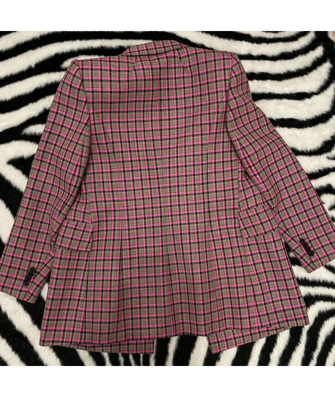 BALENCIAGA Розовый шерстяной жакет/пиджак, фото 2