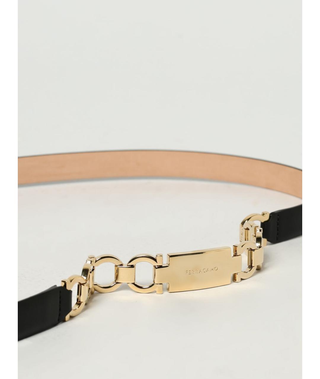 FERRAGAMO Черный ремень, фото 2