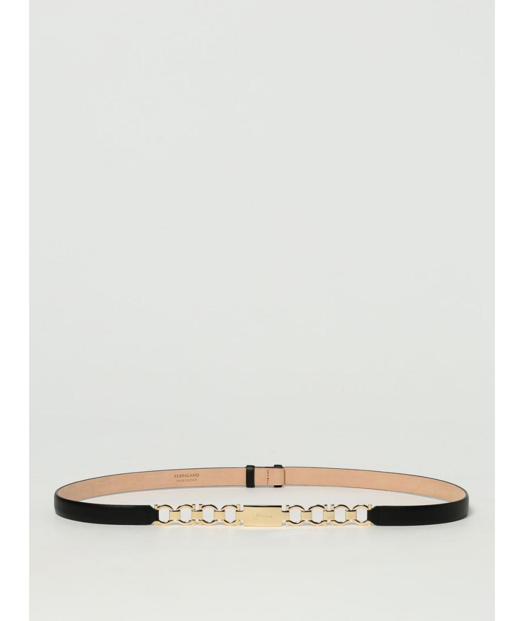 FERRAGAMO Черный ремень, фото 4