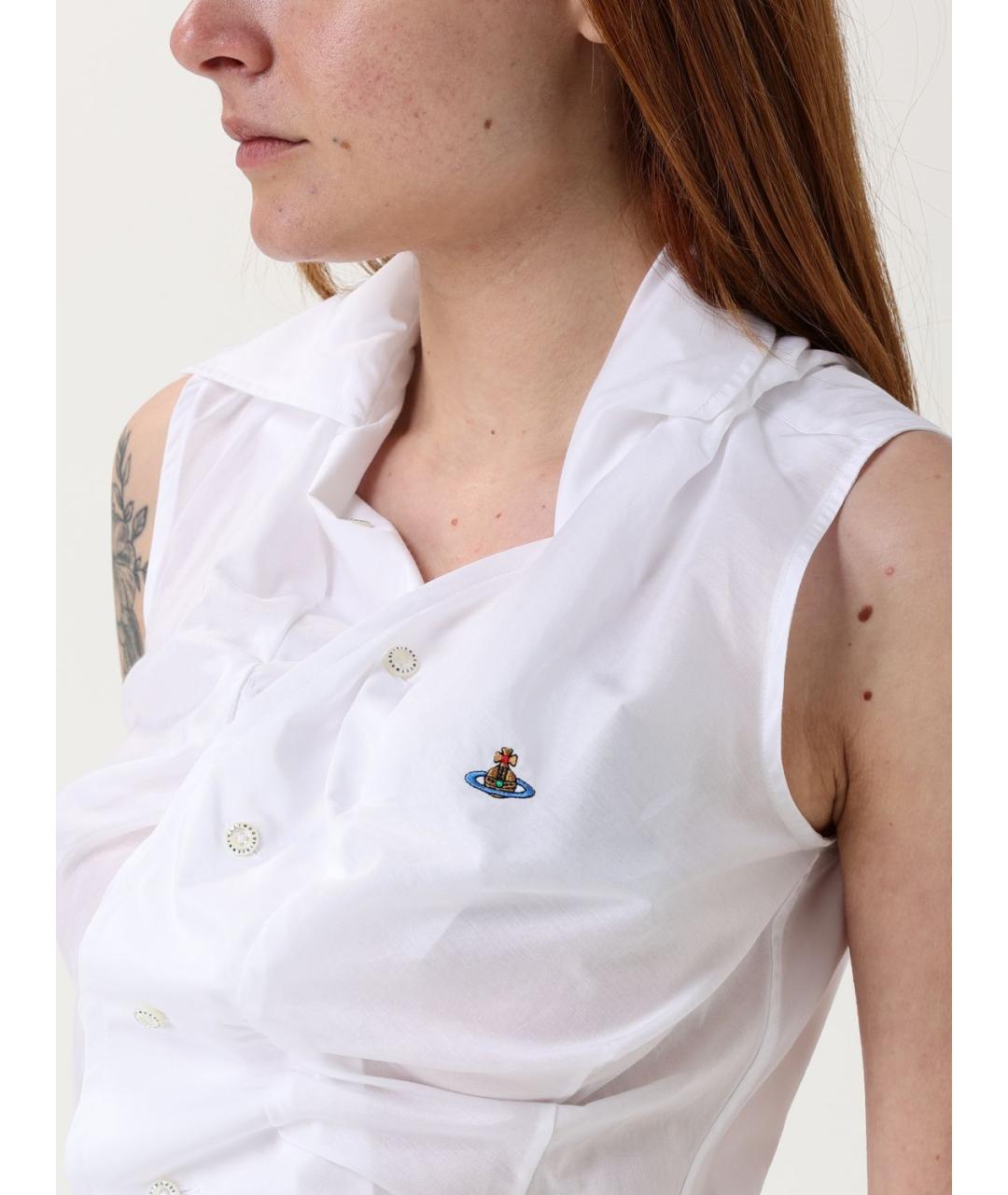 VIVIENNE WESTWOOD Белая блузы, фото 5