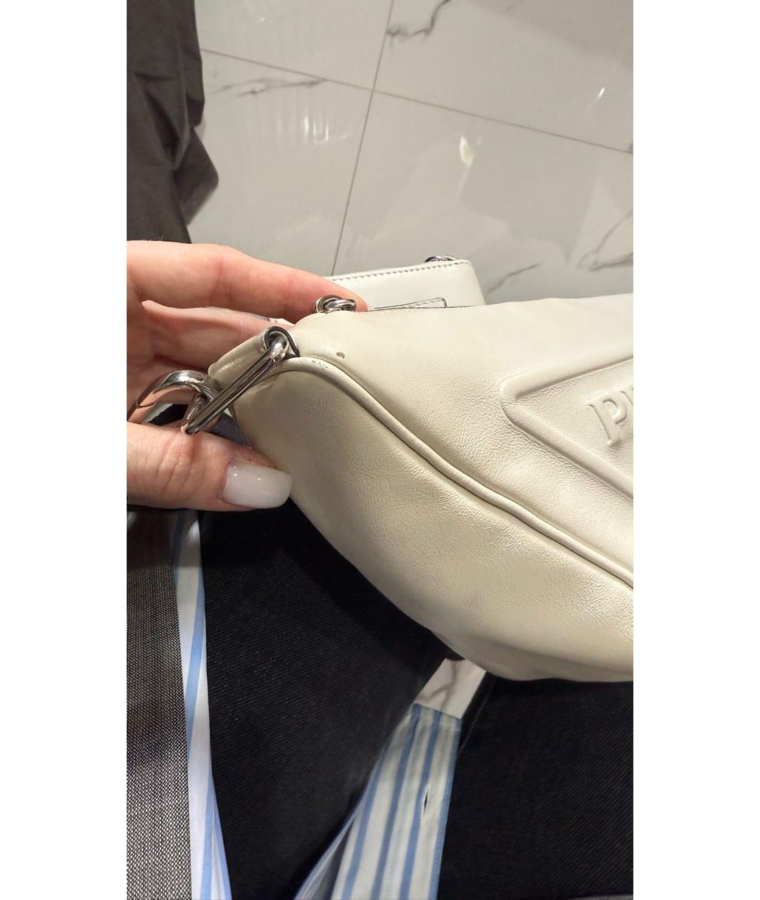 PRADA Кожаная сумка через плечо, фото 6