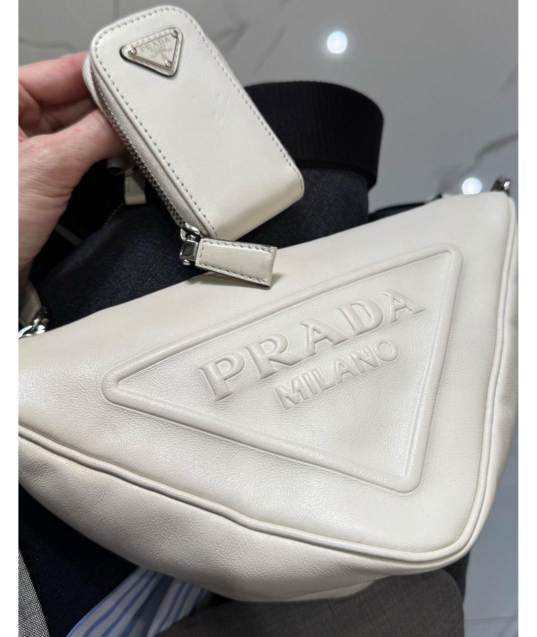 PRADA Кожаная сумка через плечо, фото 3