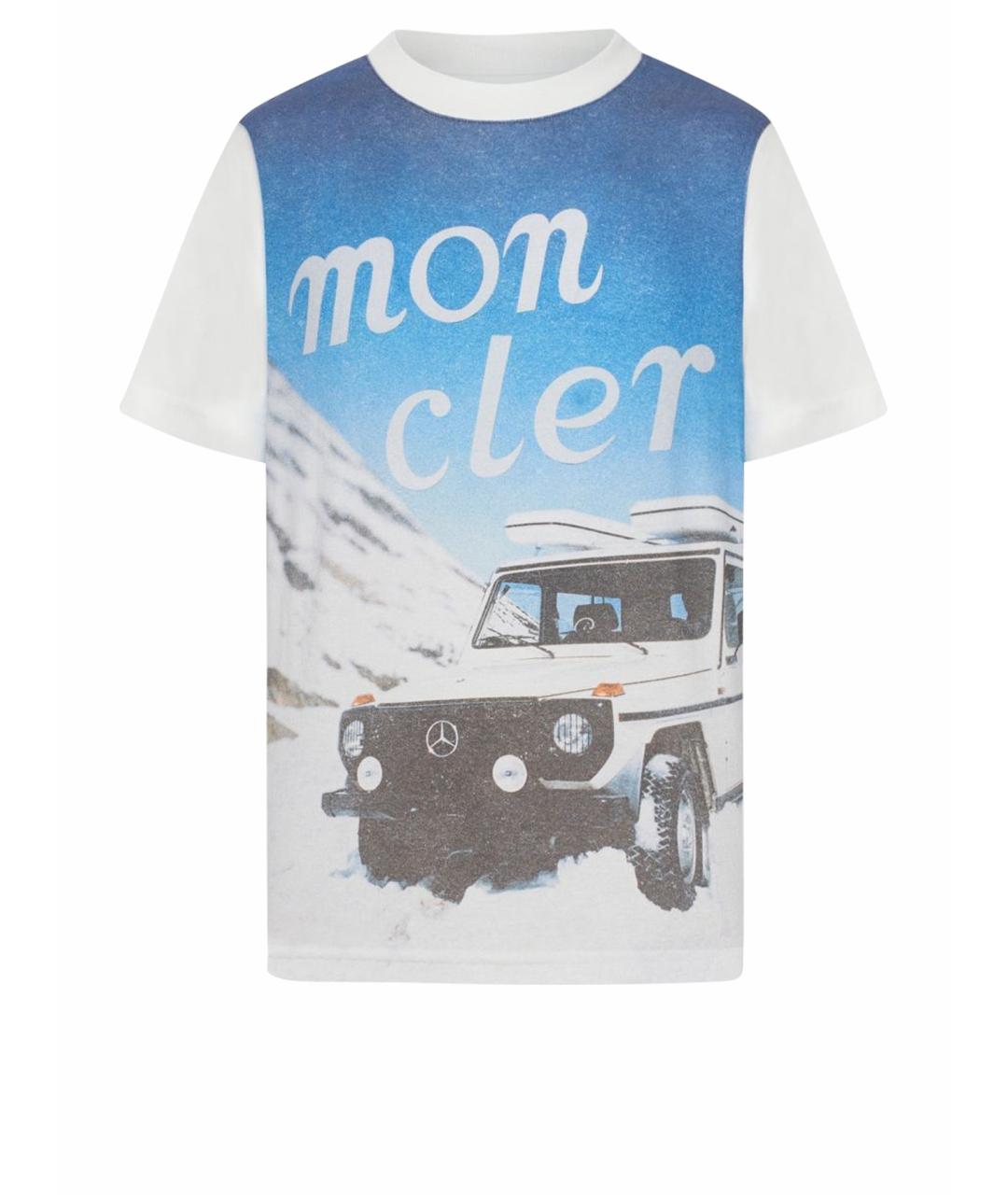 MONCLER Мульти хлопковая футболка, фото 4