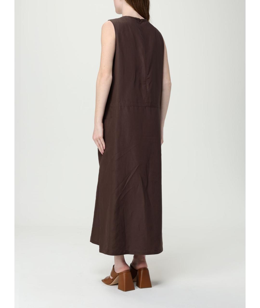 MAX MARA Коричневое повседневное платье, фото 2
