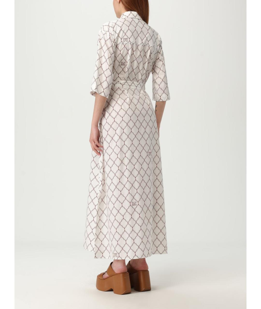 MAX MARA Белое повседневное платье, фото 2