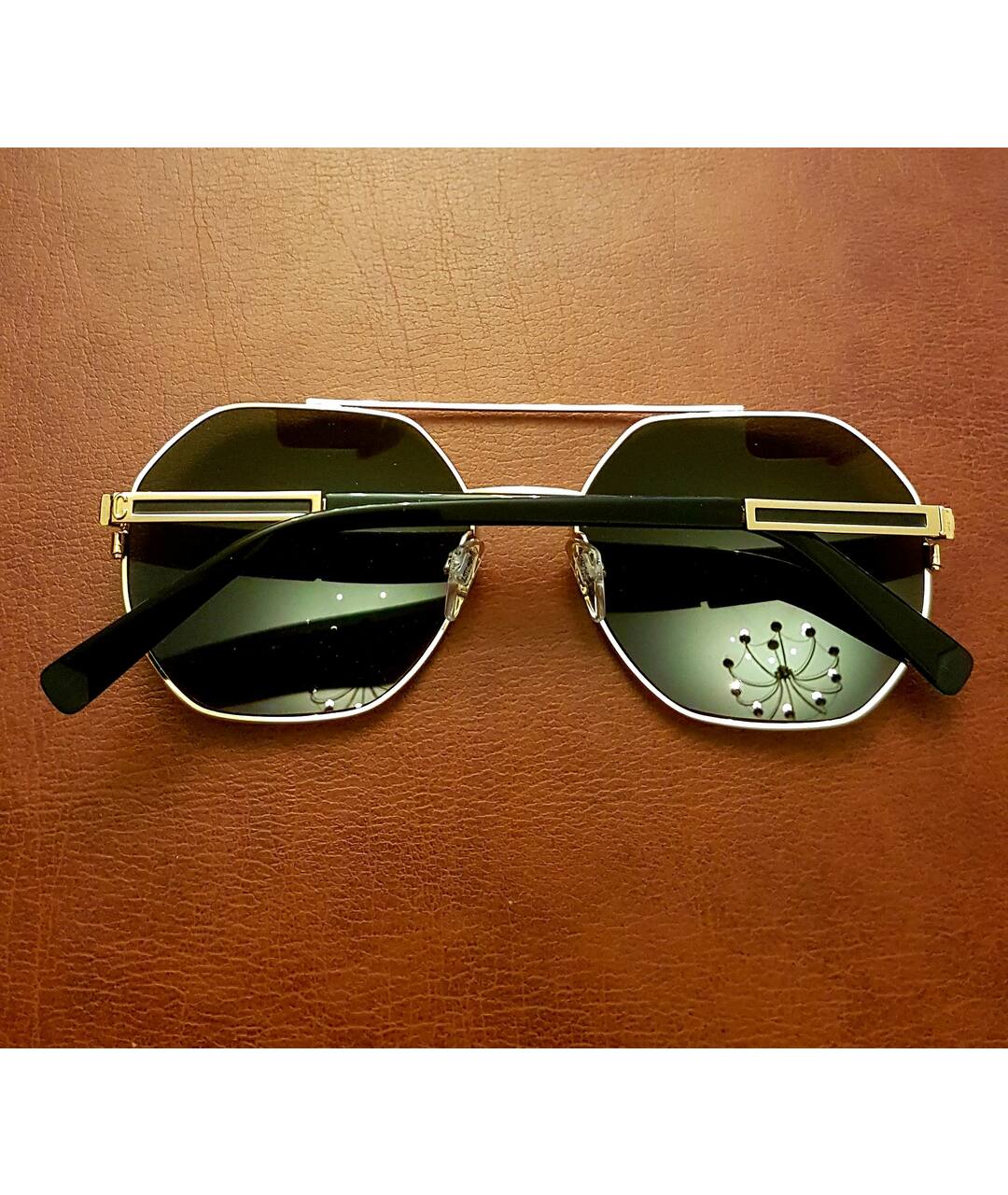 JUST CAVALLI Черные металлические солнцезащитные очки, фото 5