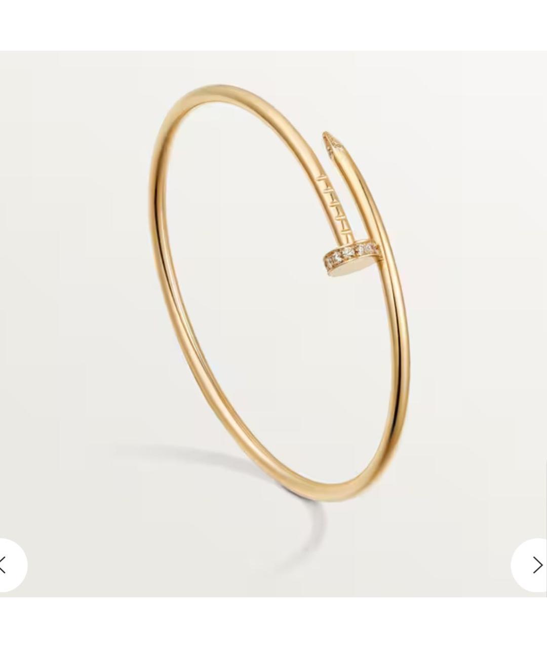 CARTIER Золотой браслет из желтого золота, фото 2