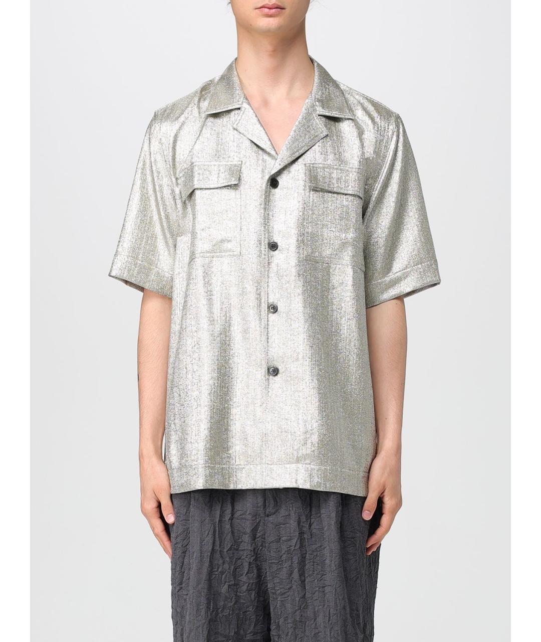 DRIES VAN NOTEN Серая кэжуал рубашка, фото 2