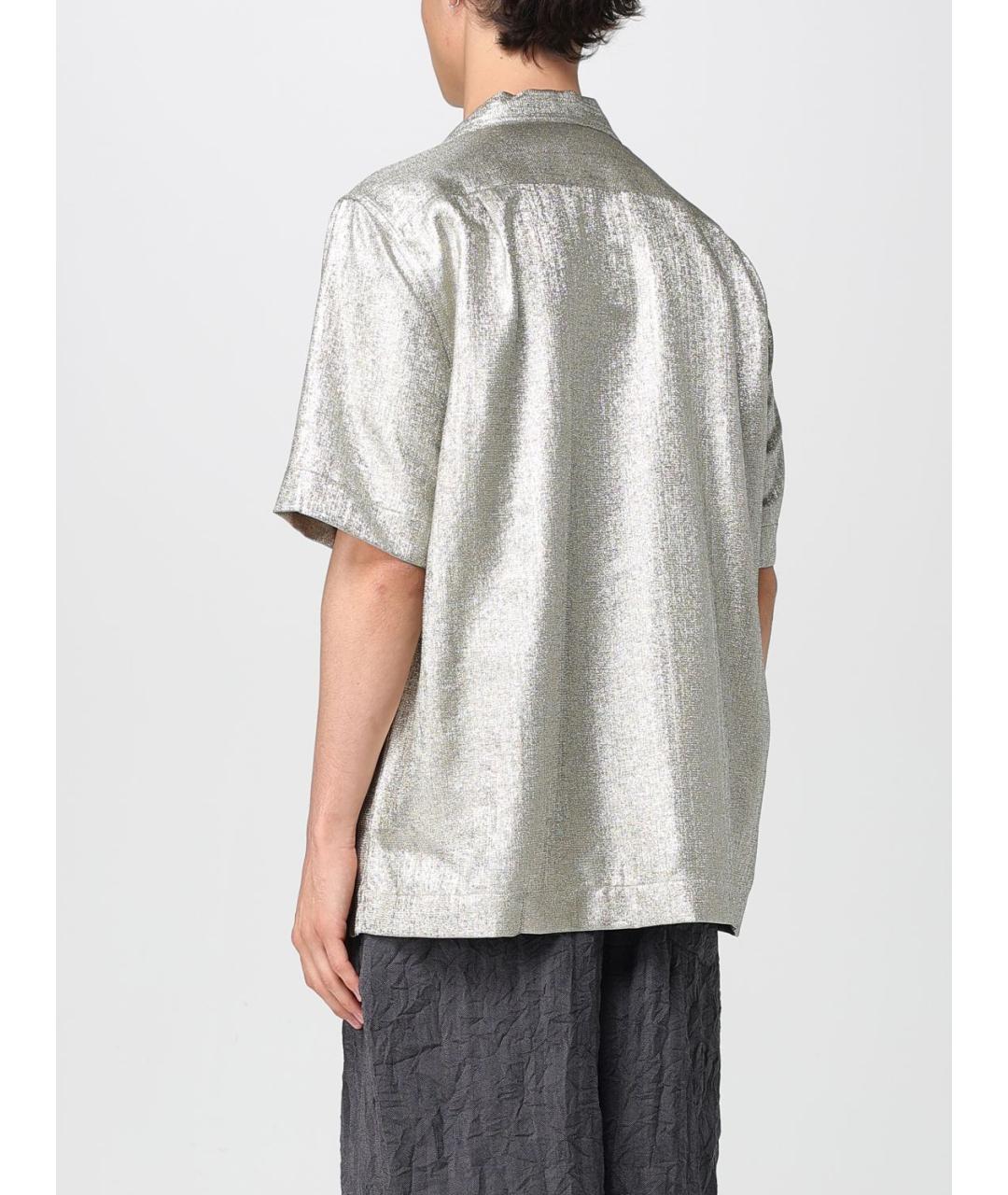 DRIES VAN NOTEN Серая кэжуал рубашка, фото 4
