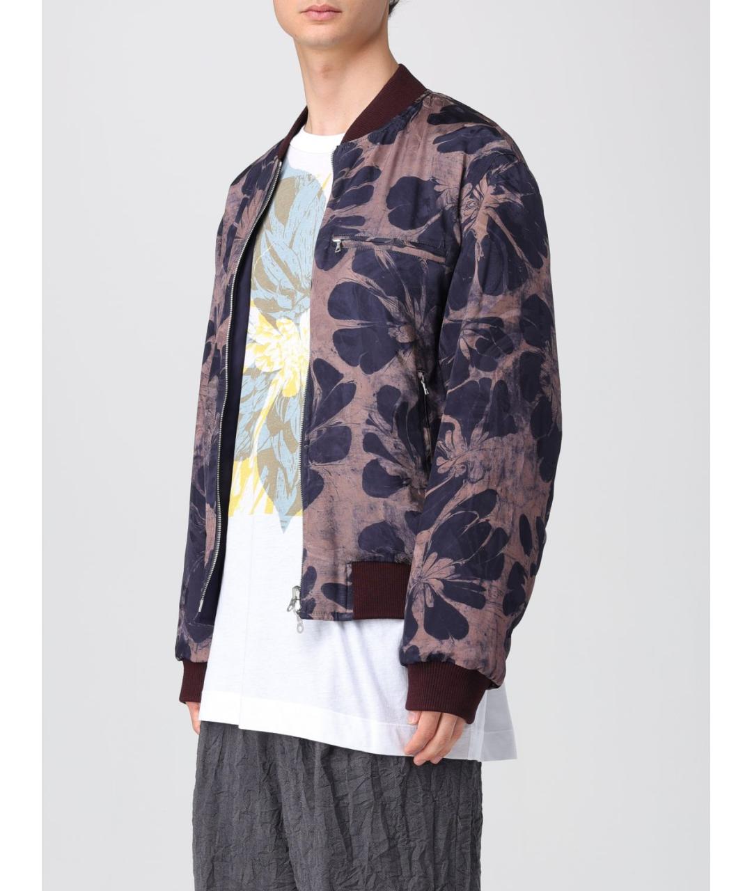DRIES VAN NOTEN Синий вискозный пиджак, фото 5