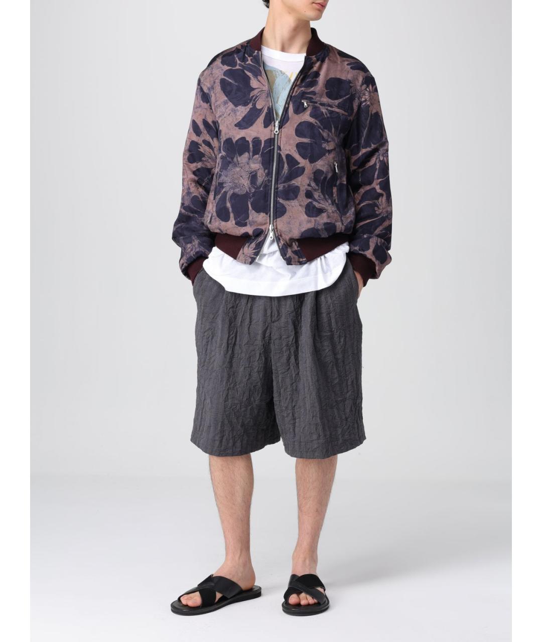 DRIES VAN NOTEN Синий вискозный пиджак, фото 4
