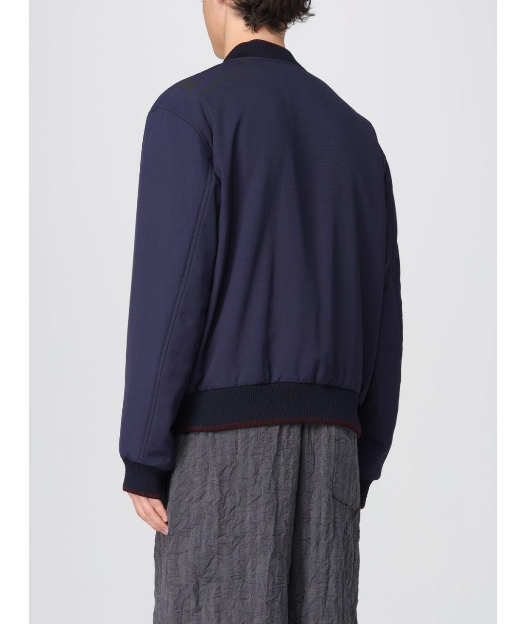 DRIES VAN NOTEN Синий вискозный пиджак, фото 3