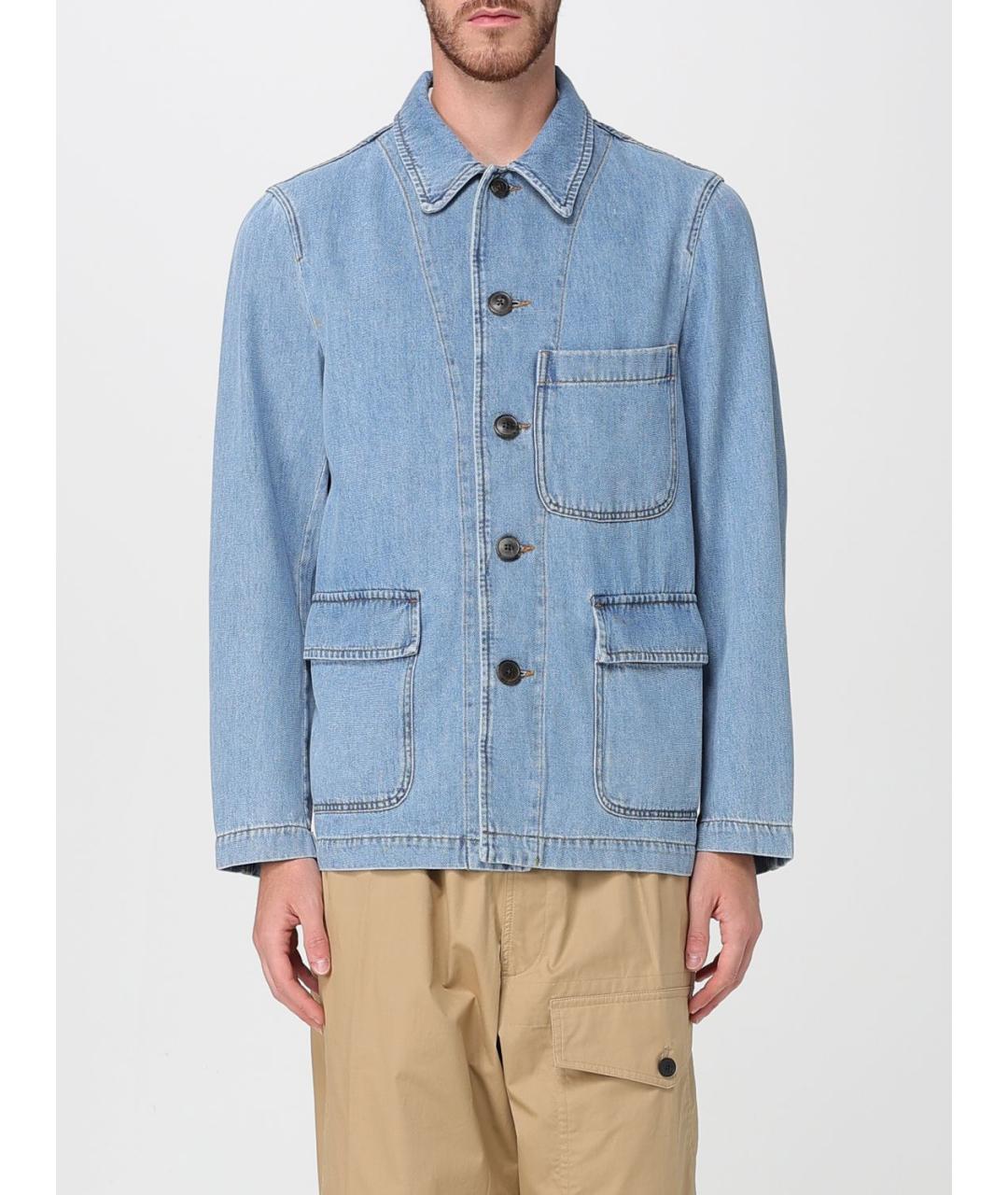 DRIES VAN NOTEN Голубая куртка, фото 2