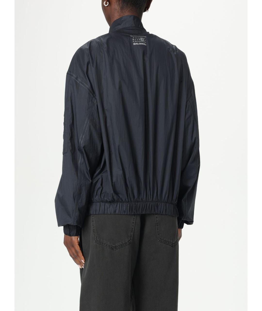 MM6 MAISON MARGIELA Темно-синяя синтетическая куртка, фото 4