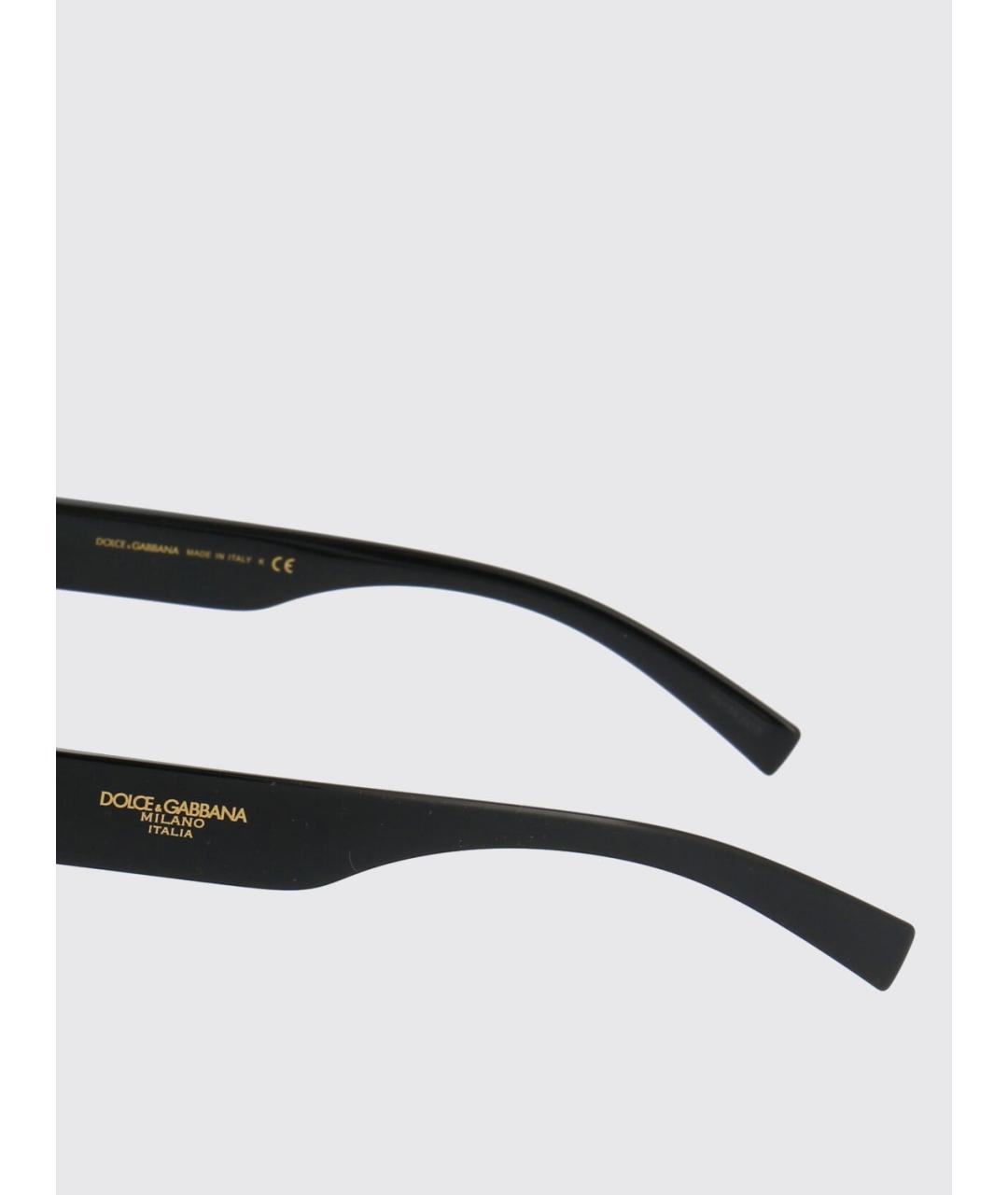 DOLCE&GABBANA Черные солнцезащитные очки, фото 4
