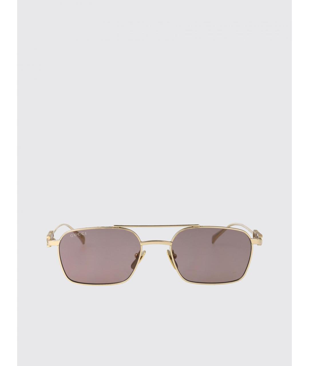 GUCCI Золотые солнцезащитные очки, фото 2
