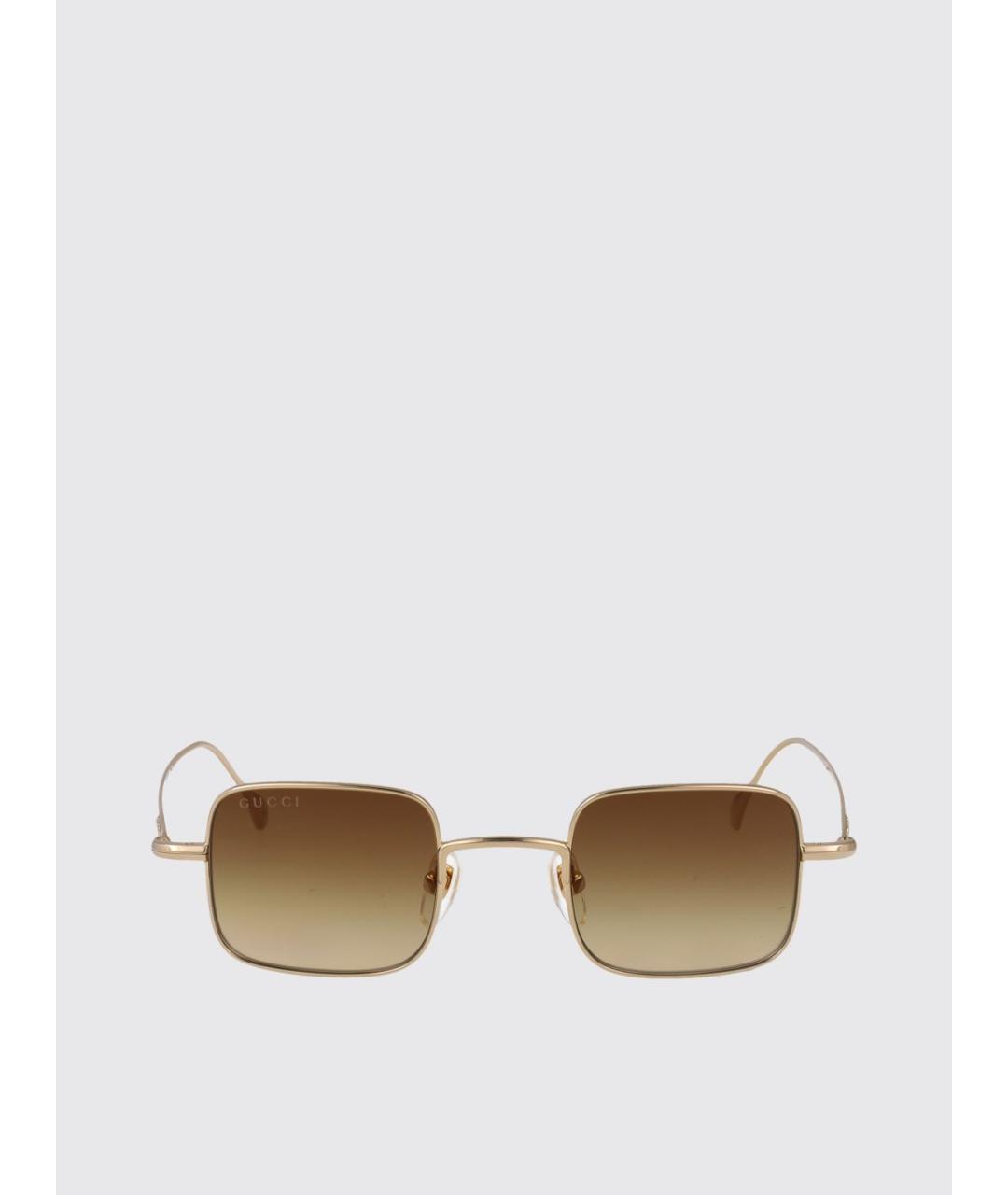 GUCCI Золотые солнцезащитные очки, фото 2