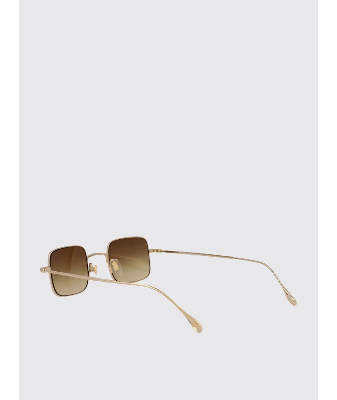 GUCCI Золотые солнцезащитные очки, фото 3