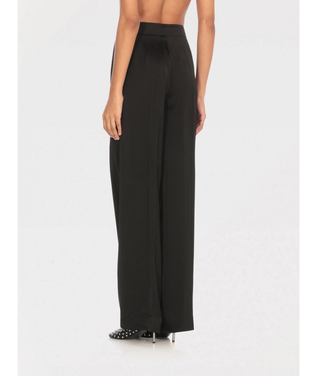 JIL SANDER Черные прямые брюки, фото 4