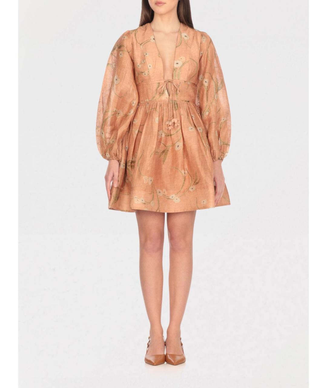 ZIMMERMANN Розовое платье, фото 3