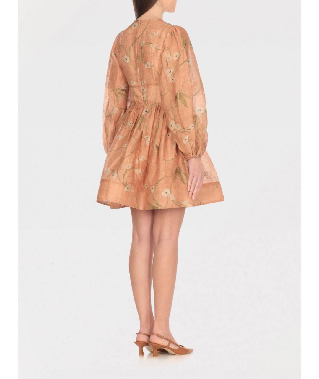 ZIMMERMANN Розовое платье, фото 4