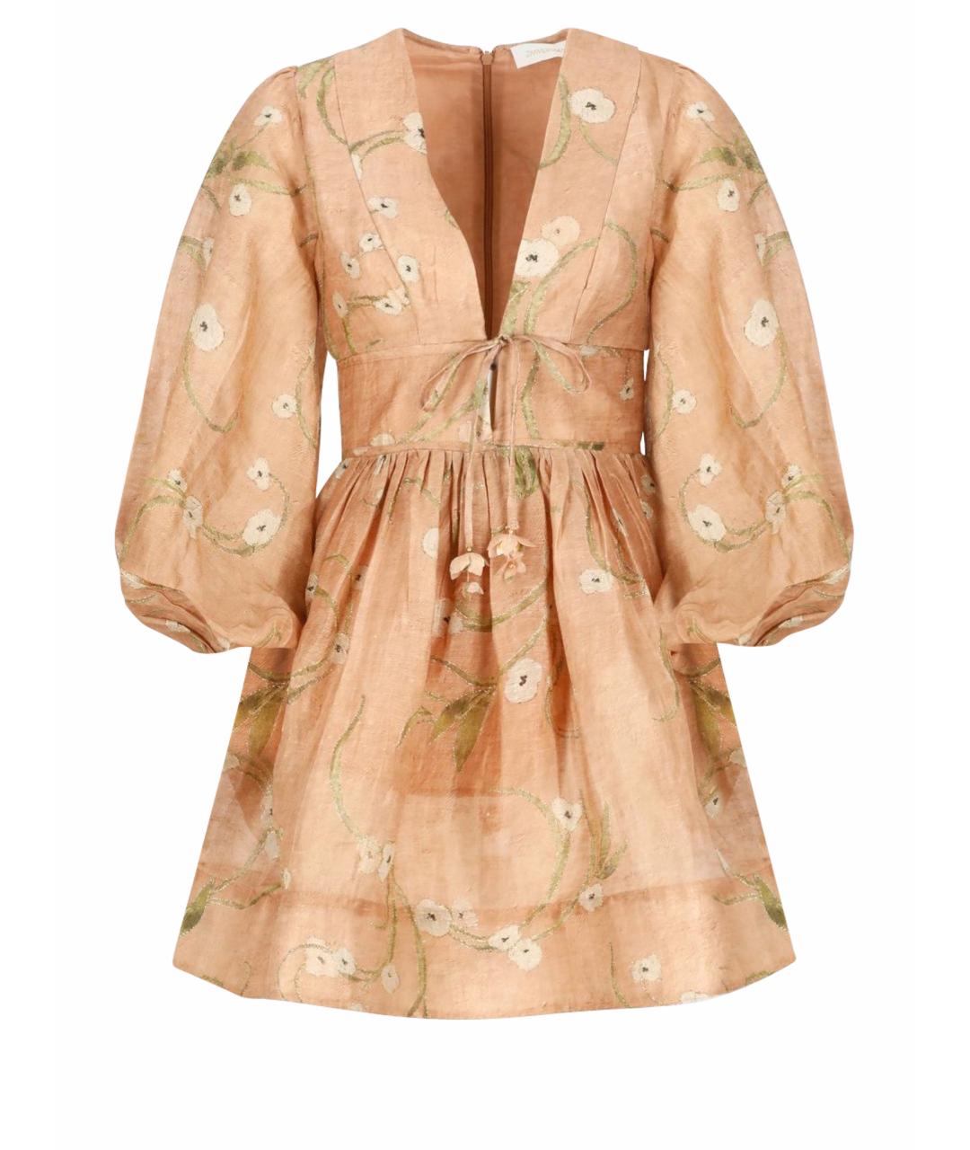 ZIMMERMANN Розовое платье, фото 1
