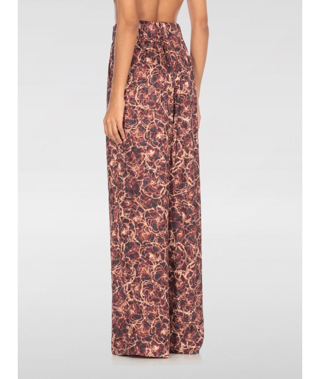 DRIES VAN NOTEN Фиолетовые прямые брюки, фото 4