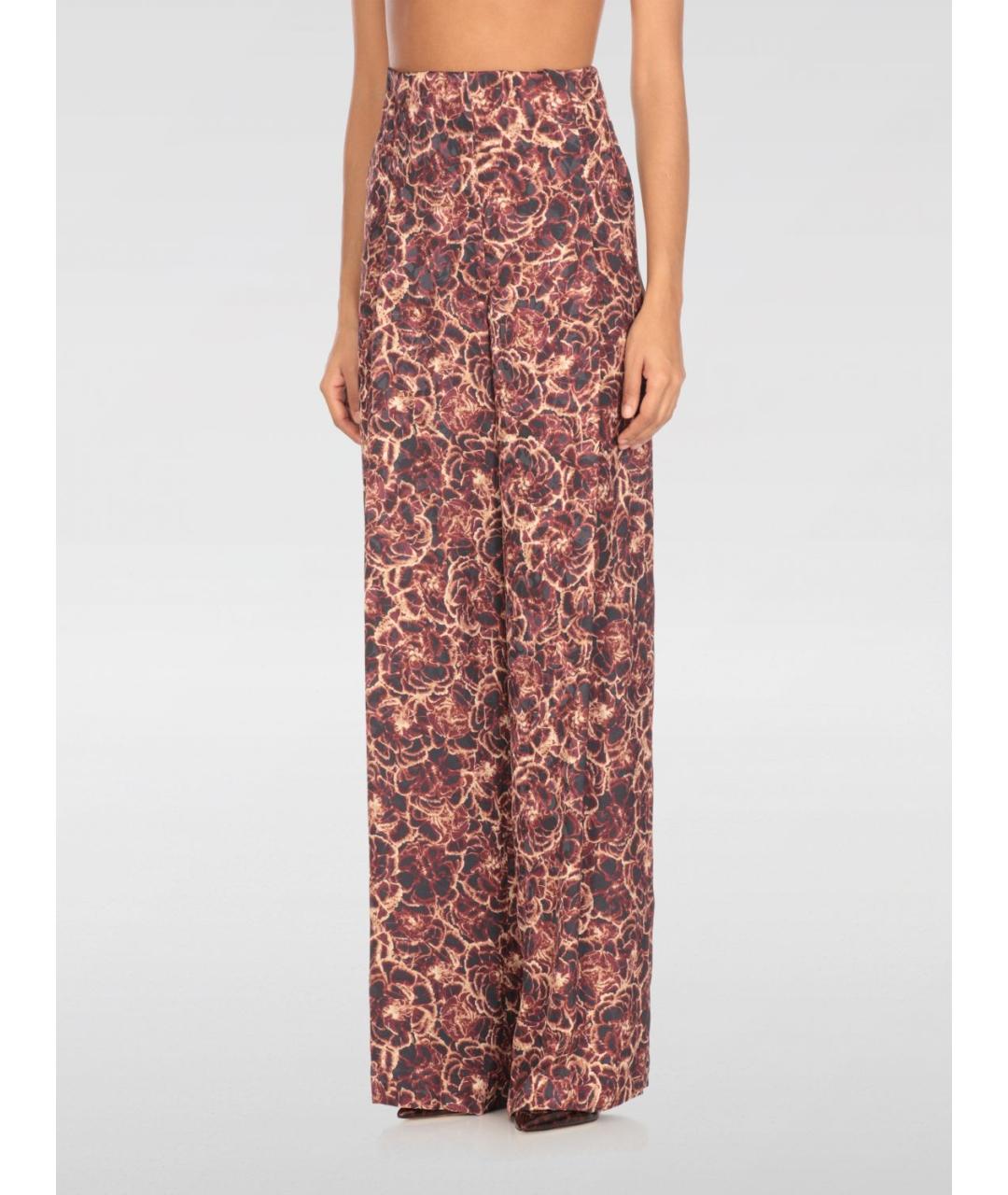 DRIES VAN NOTEN Фиолетовые прямые брюки, фото 2