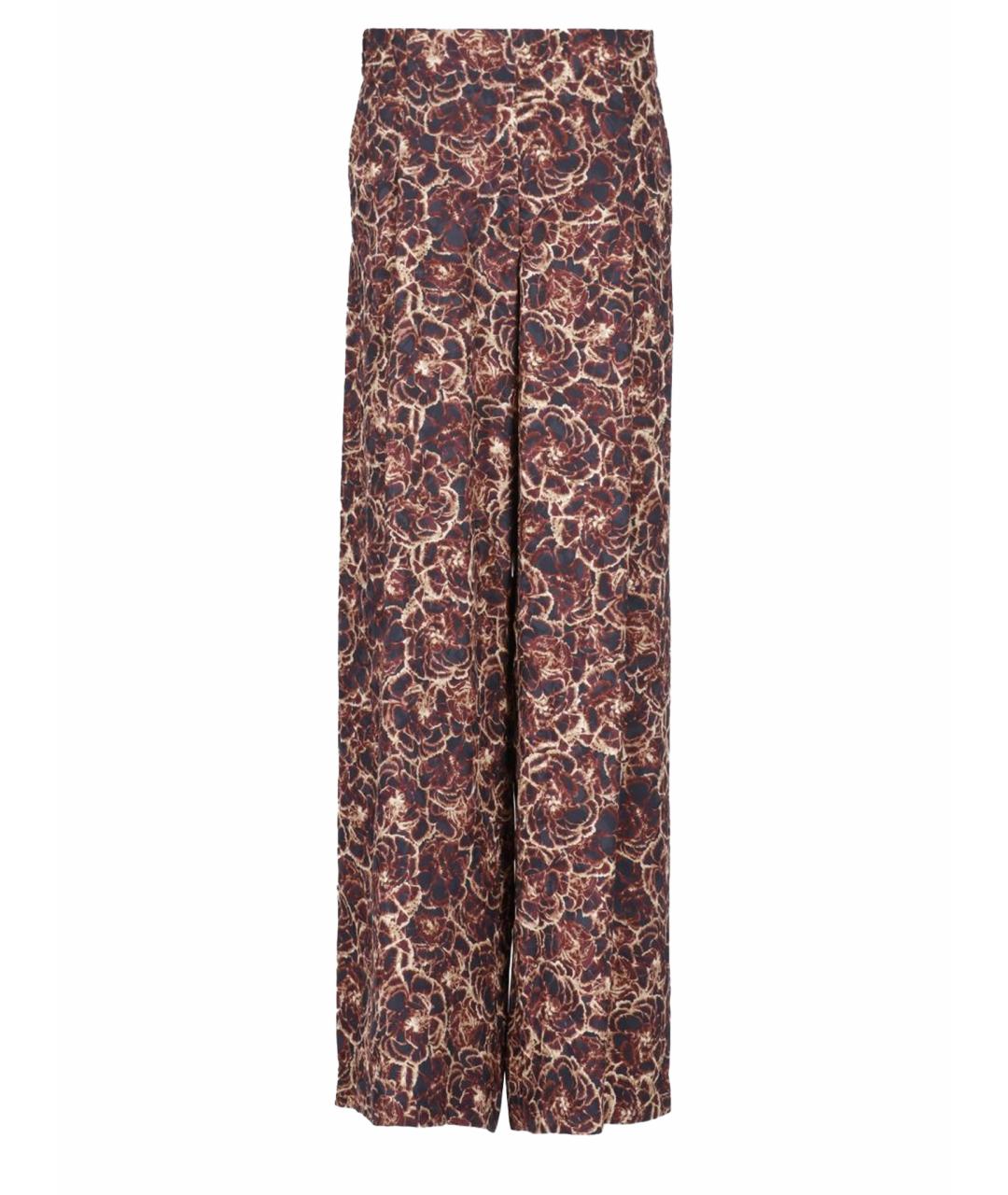 DRIES VAN NOTEN Фиолетовые прямые брюки, фото 1