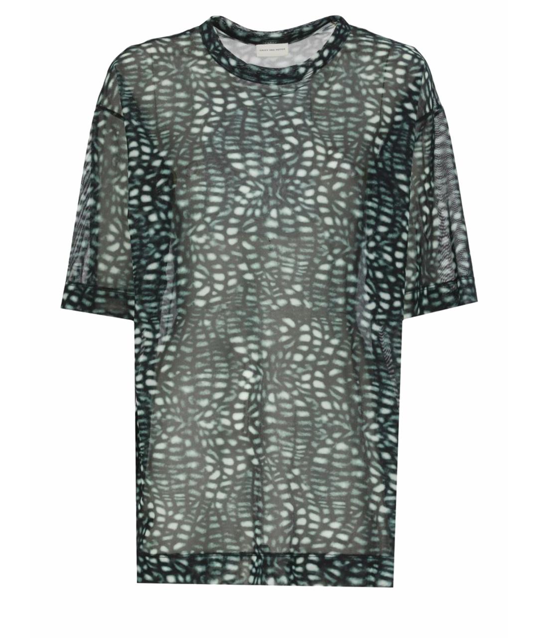 DRIES VAN NOTEN Зеленая футболка, фото 1