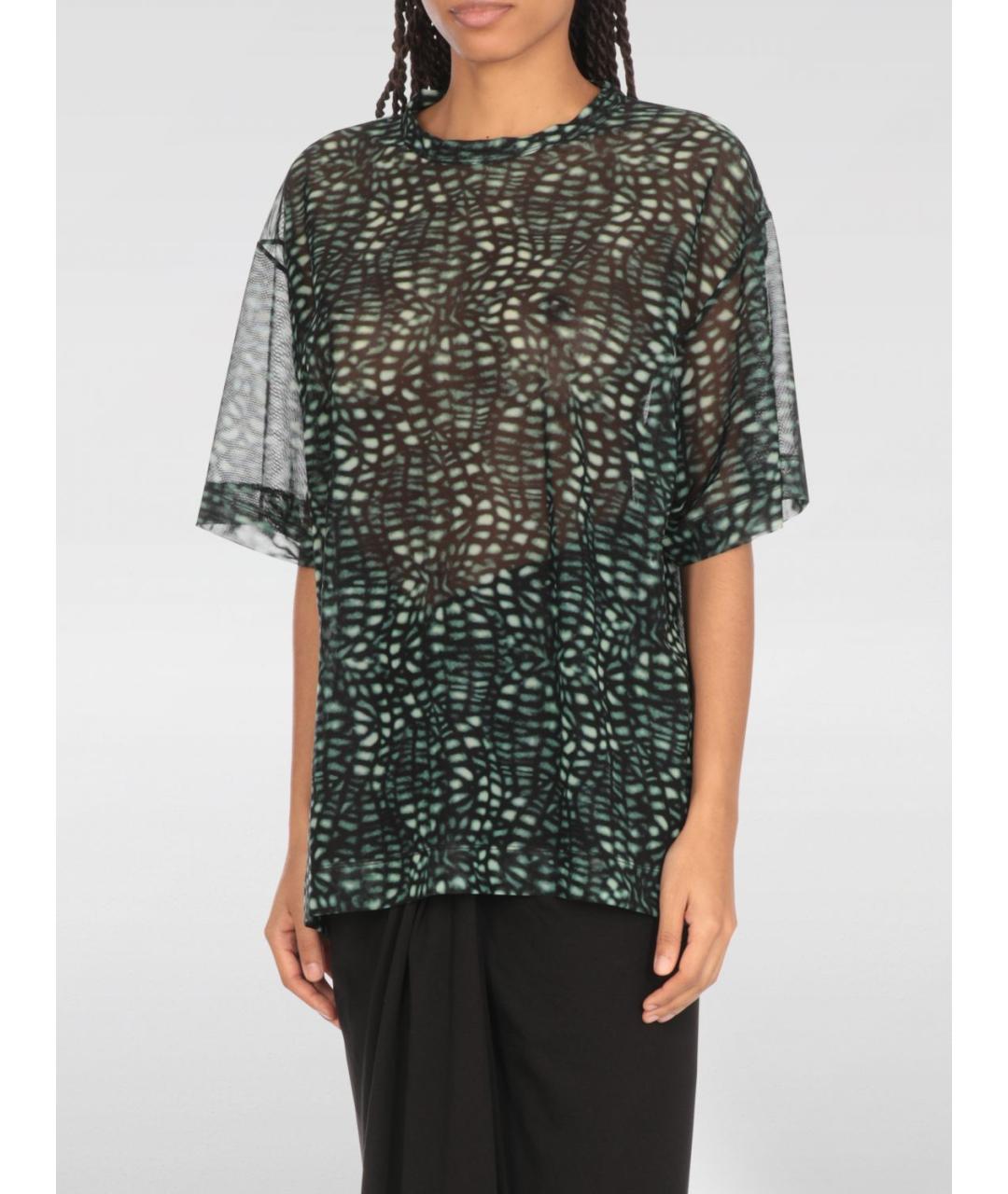 DRIES VAN NOTEN Зеленая футболка, фото 2