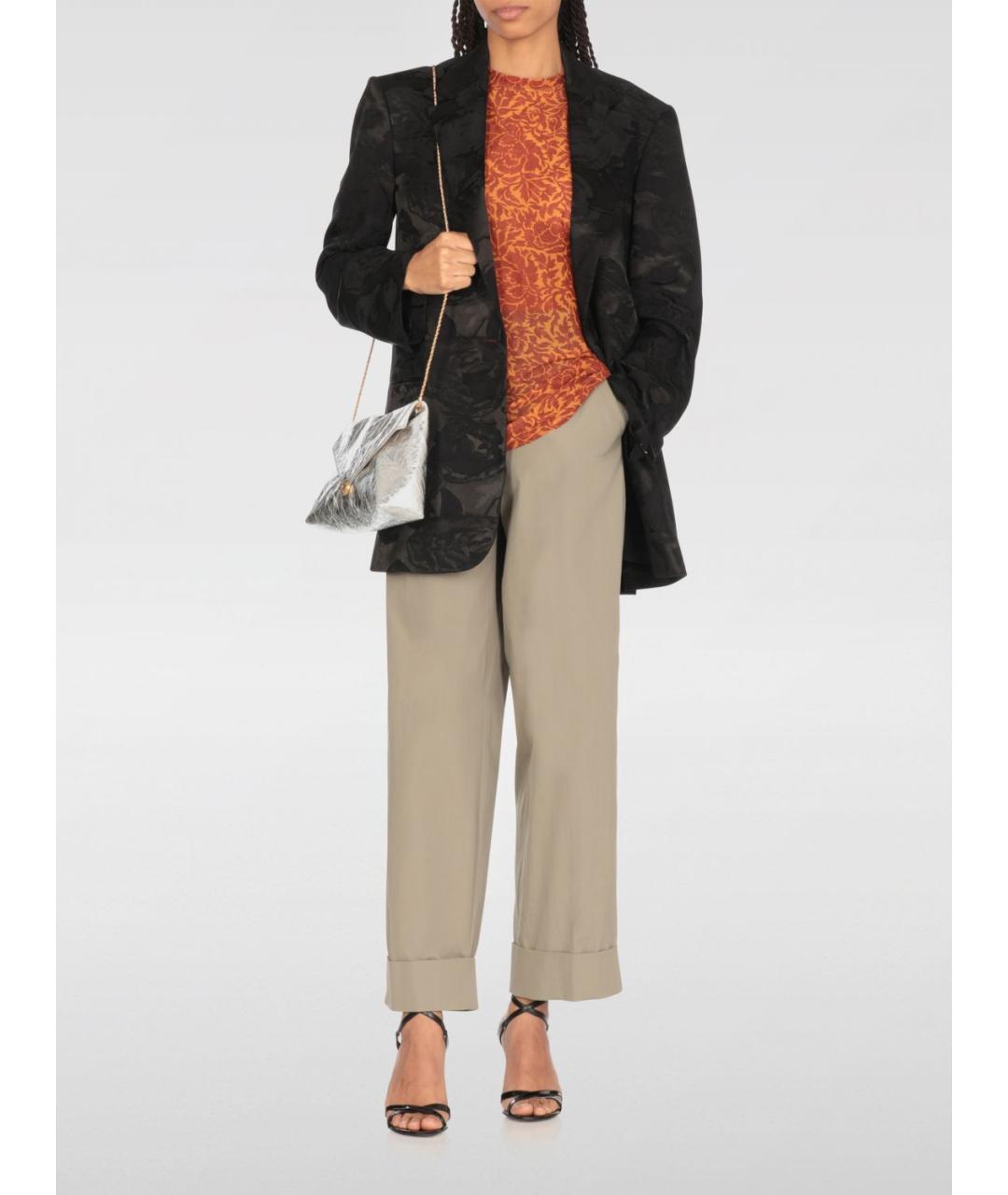 DRIES VAN NOTEN Оранжевая футболка, фото 3