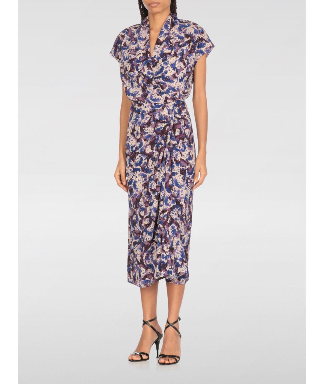 DRIES VAN NOTEN Фиолетовое повседневное платье, фото 2
