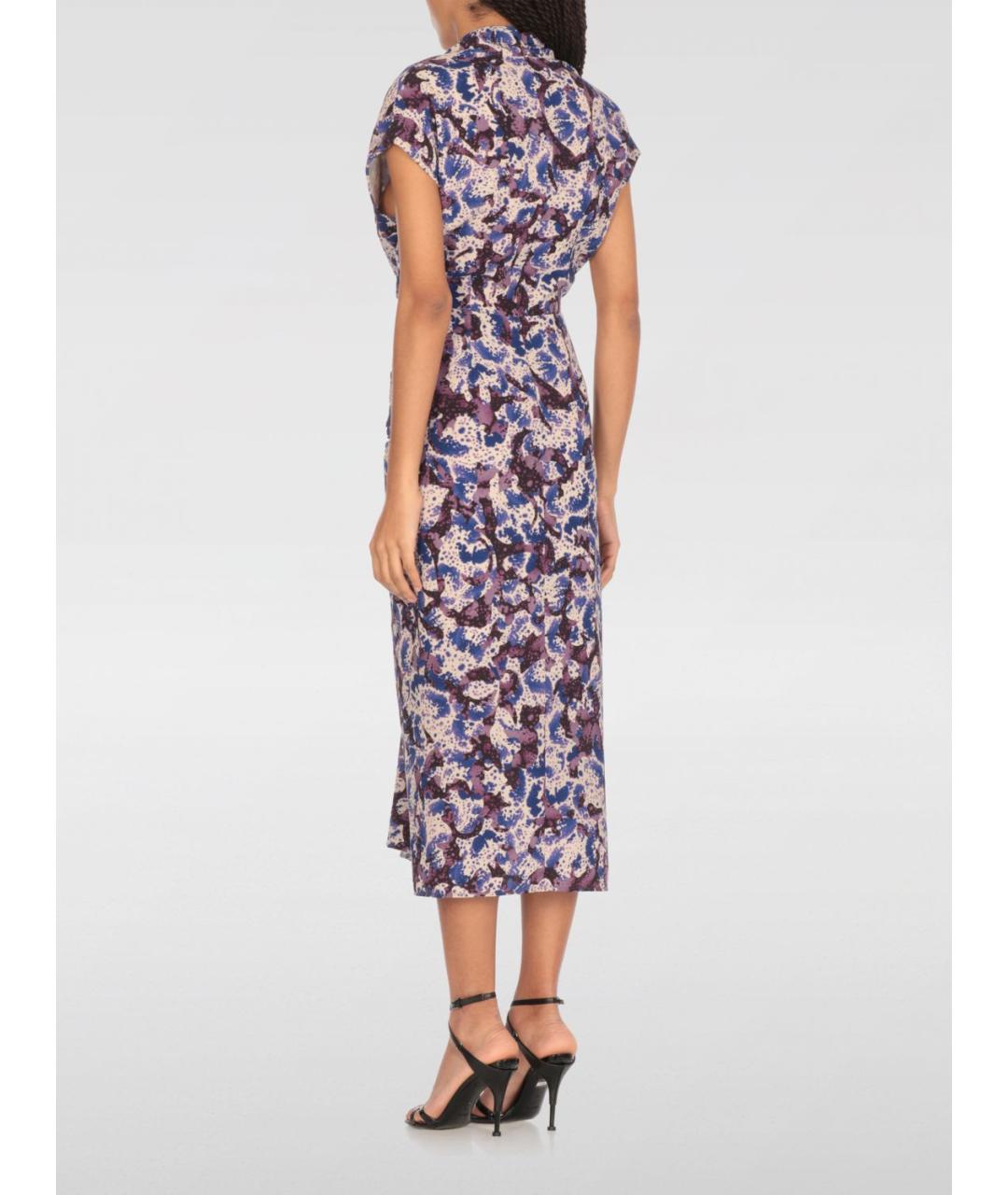 DRIES VAN NOTEN Фиолетовое повседневное платье, фото 4