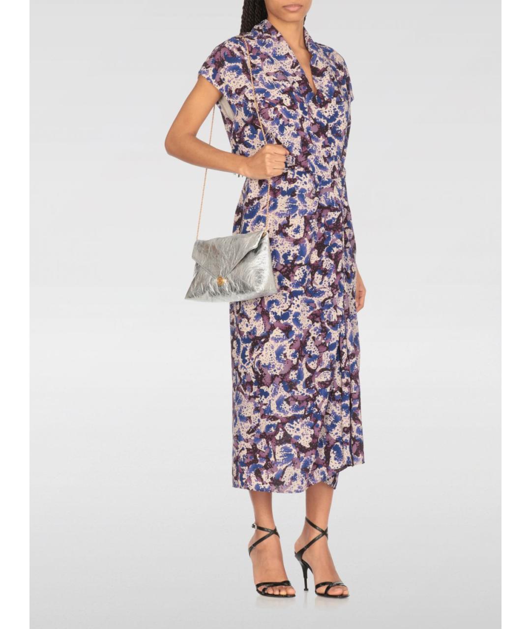 DRIES VAN NOTEN Фиолетовое повседневное платье, фото 3