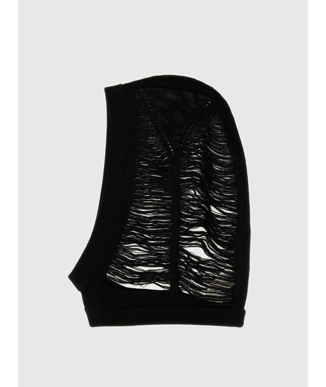 RICK OWENS Черная шерстяная шапка, фото 2