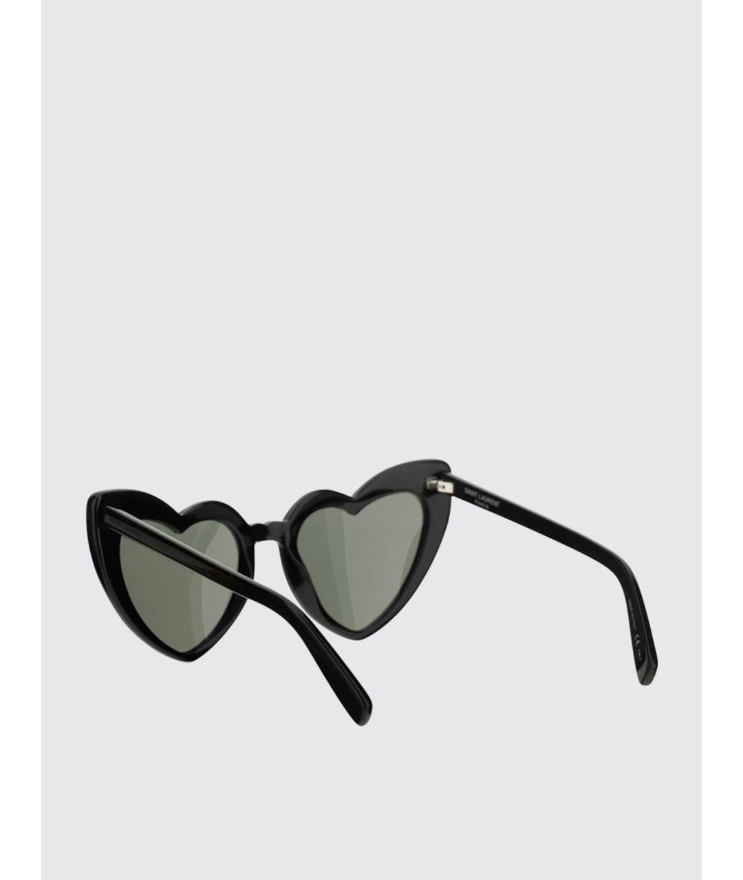 SAINT LAURENT Черные солнцезащитные очки, фото 2