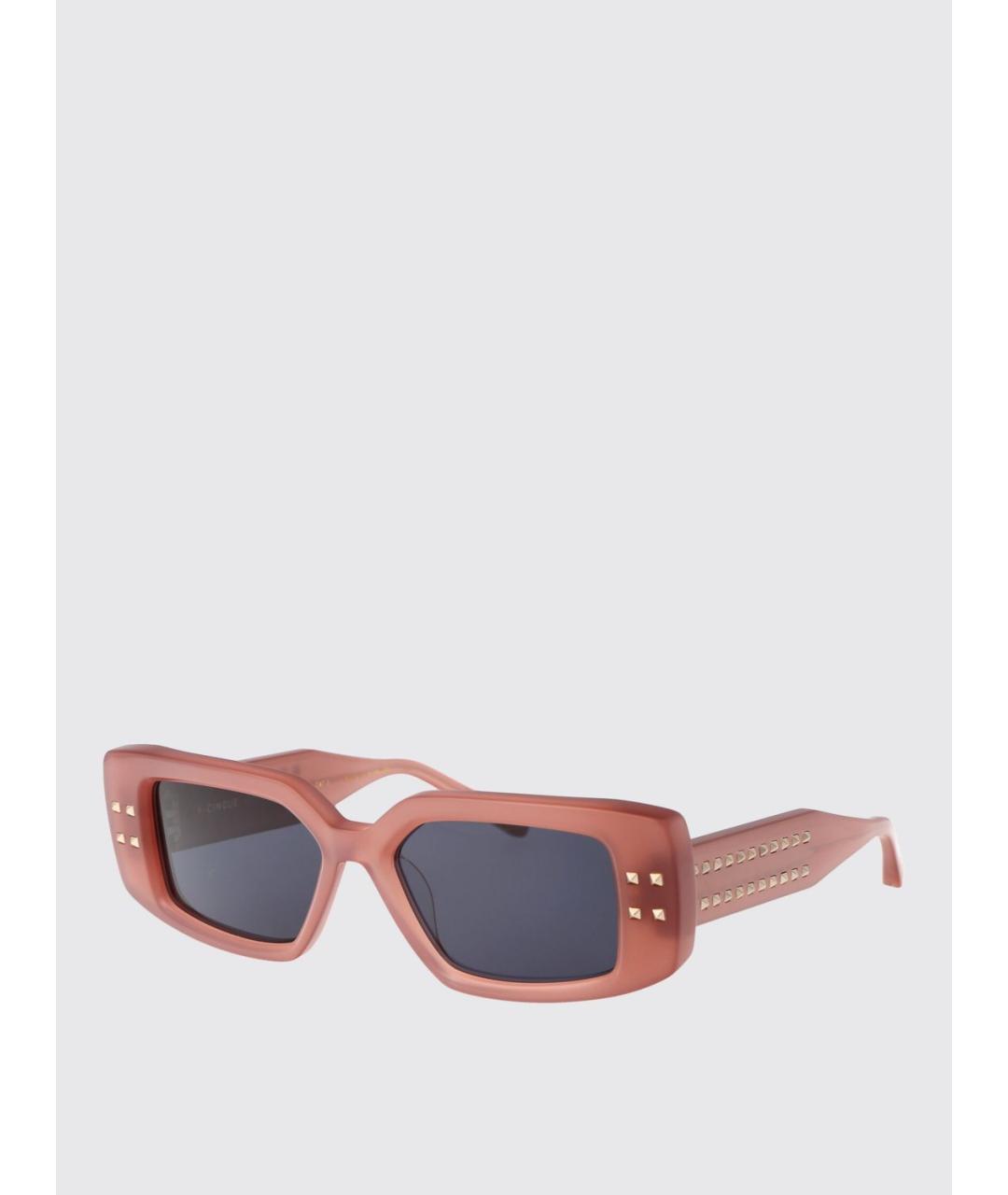 VALENTINO Розовые солнцезащитные очки, фото 5