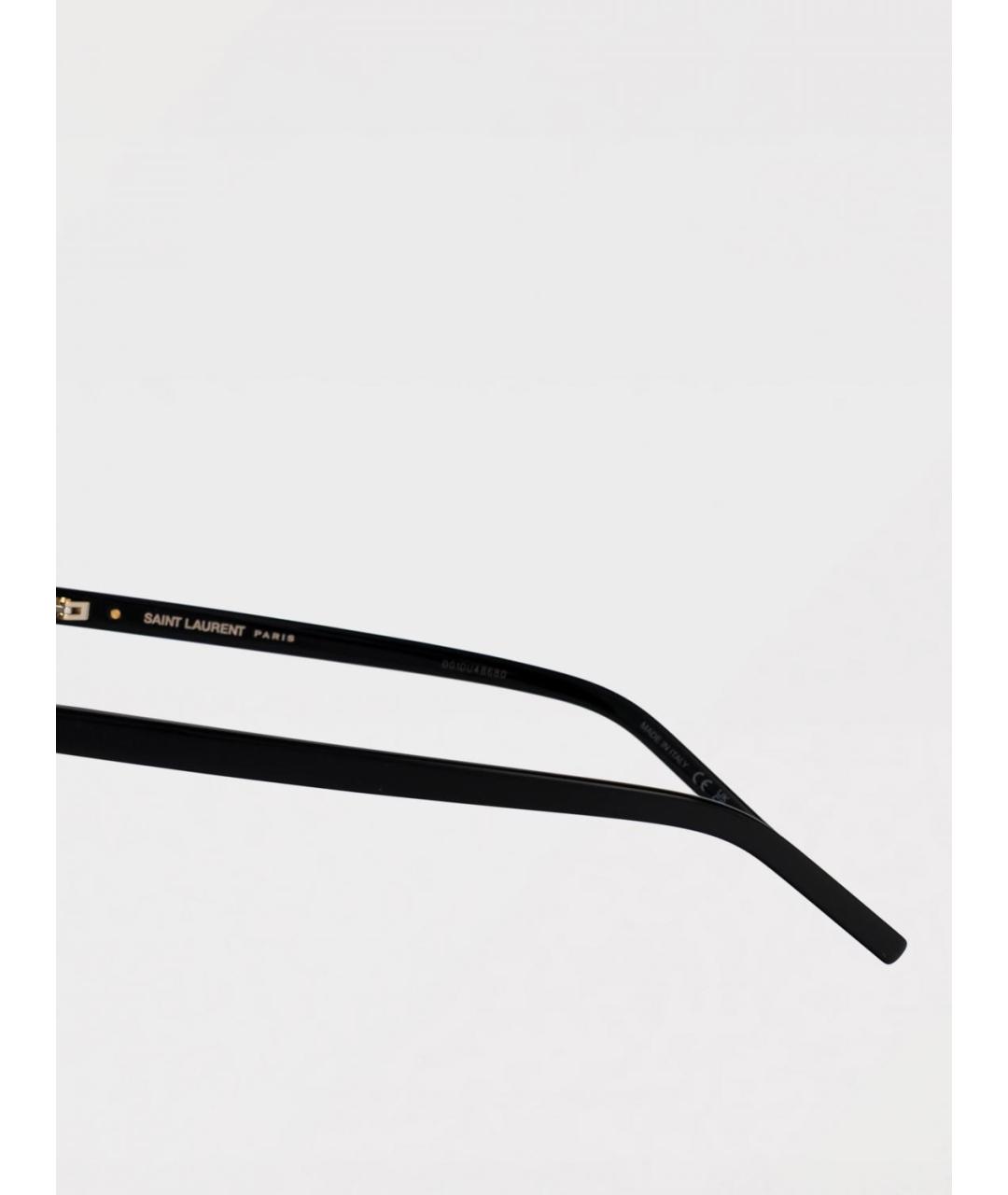 SAINT LAURENT Черные солнцезащитные очки, фото 4
