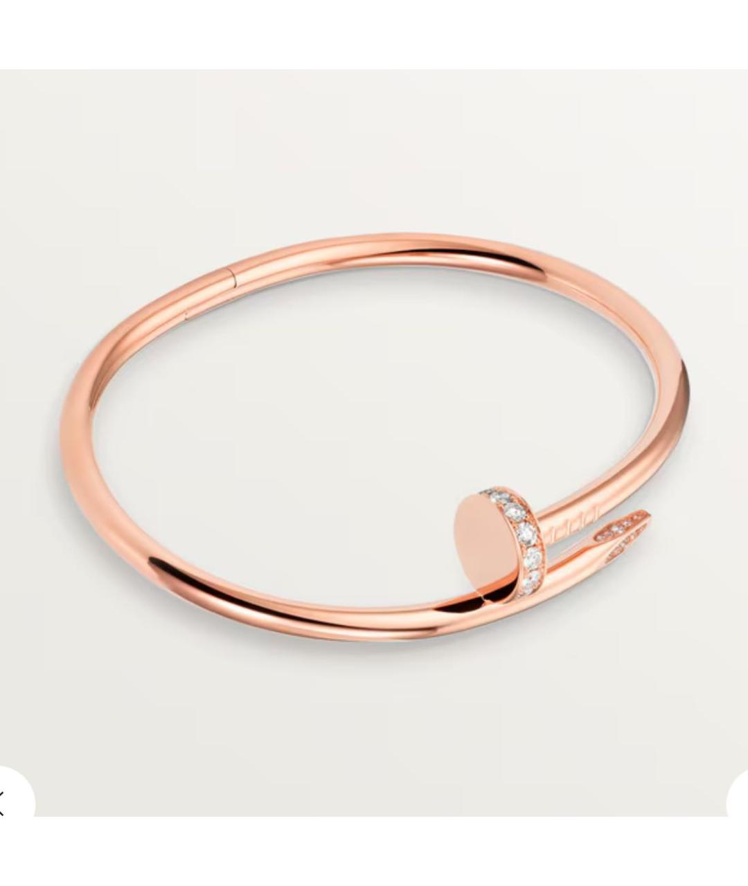 CARTIER Розовый браслет из розового золота, фото 4